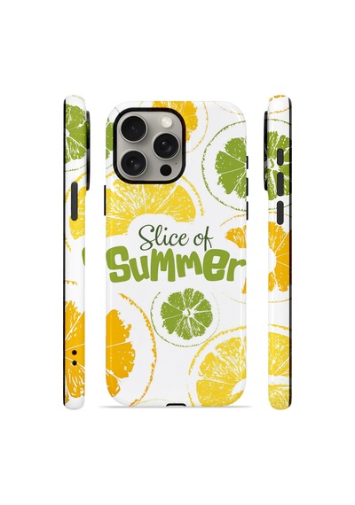 Apple iPhone Uyumlu 15 Pro Max Vorian Çift Katmanlı Kılıf Slice Of Summer