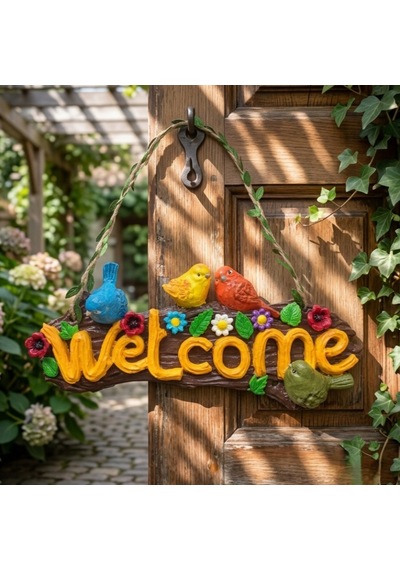Welcome Kapı Süsü -o-266 11x30 Cn