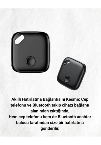 Akıllı Takip Cihazı Uzun Pil Ömrü İos Uyumlu Eşya Koruma Diğer