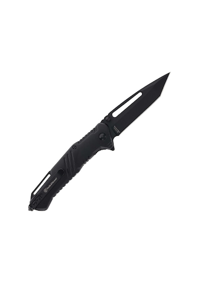 Smith Wesson Extreme Ops Tanto Black Linerlock Glass Breaker Taktik Kamp Çakı 1205907 Siyah