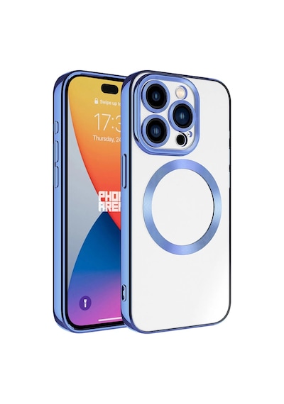 Apple Uyumlu iPhone 15 Pro Kılıf M-safe Wireless Şarj Özellikli Zore Setro Silikon