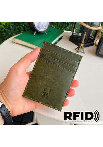 Modica Lotus - Hakiki Deri RFID Korumalı Sihirbaz Cüzdan