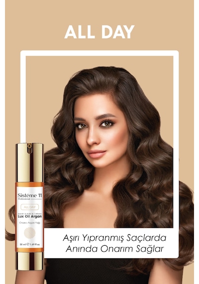 Sistéme 11 Argan Yağı içeren Besleyici Saç Bakım Yağı 50 ML