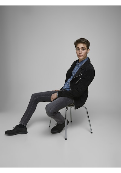 Jack & Jones Erkek Glenn 817 Slim Fit Jean - 12159030 Black Denim