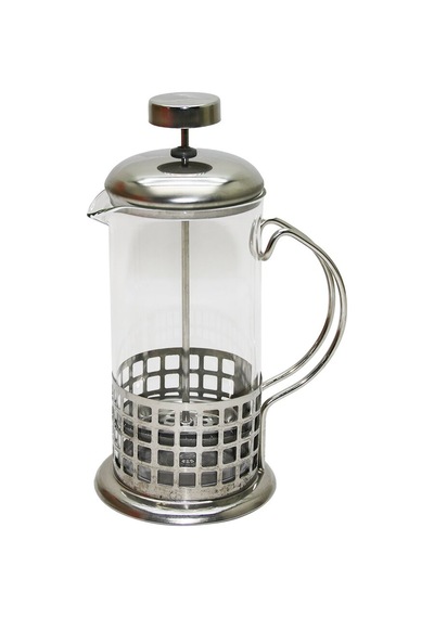French Press 350ml Cam Bitki Süzgeçi Metal Kafes - Kapak 4741 Adaçayı