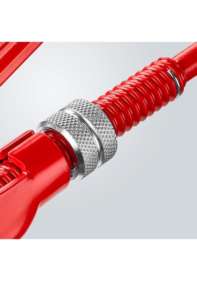 Knipex Boru Anahtarı S-çenesi, Krom Vanadyum, Kırmızı Toz Kaplı P