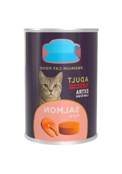 Yetişkin Kediler İçin Somon Etli 400 Gr Pate Konserve Mama