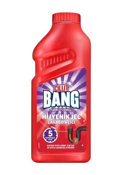 Cillit Bang Turbo Hijyenik Gider Lavabo Açıcı Jel 500 ML