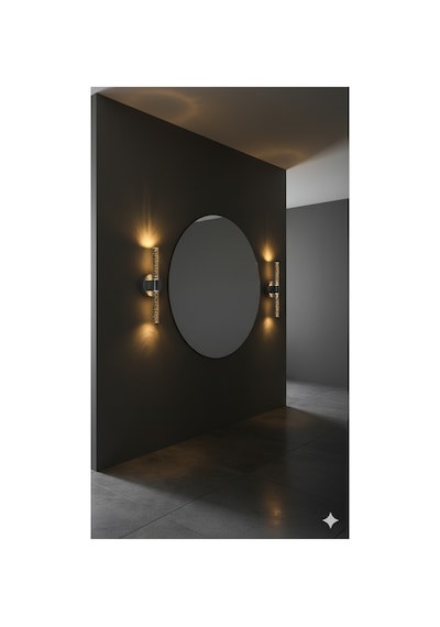 Bubbleflux Small 31 Cm Modern Tasarım Led Aplik - Duvar Lambası - Gümüş - Elektrikli - Günışığı Gümüş Elektrikli