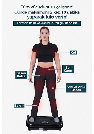 TeknoGerman Plus Model Yüksek Titreşimli  ve Spor Cihazı