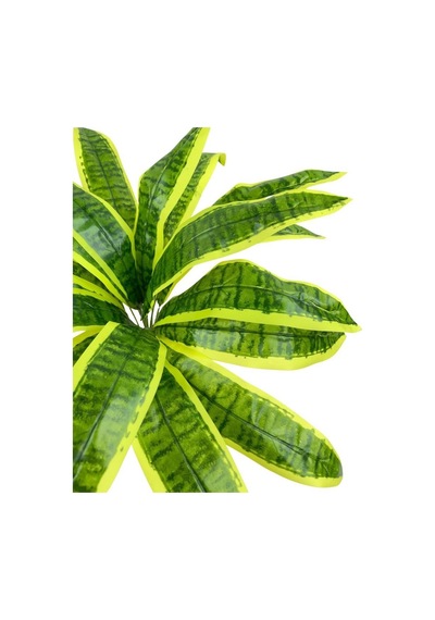 Yapay Çiçek Dracaena Massengena Yaprağı Demeti 12 Yapraklı 40x50C