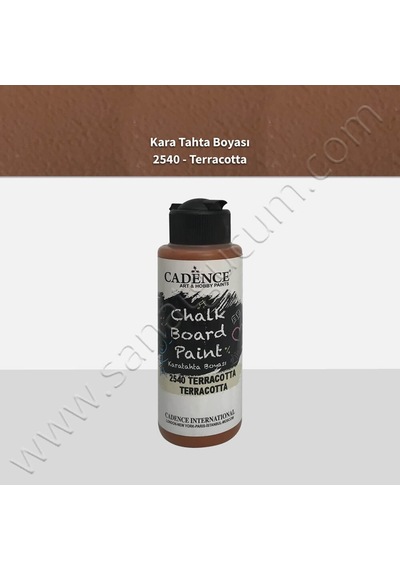 Cadence Chalkboard Paint Kara Tahta Boyası 120 Ml. 2540 Kiremit