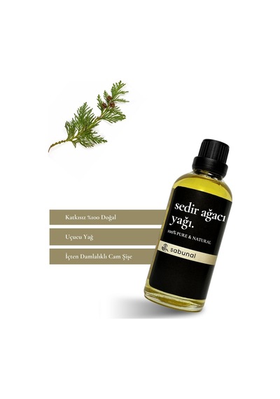 Sabunal Sedir Ağacı Yağı 100 ML - Yoga - Meditasyon ve Aromaterapi Yağı