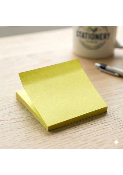Sarı Kare Şekilli Posit Yapışkanlı Not Kağıdı Pos İt 76x76 Mm - 1 Adet