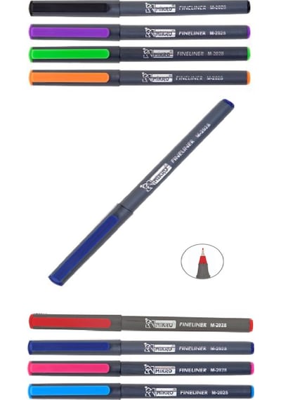 Fineliner Kalem M-2028 0,4mm Keçe Uçlu Kalem 1 Adet