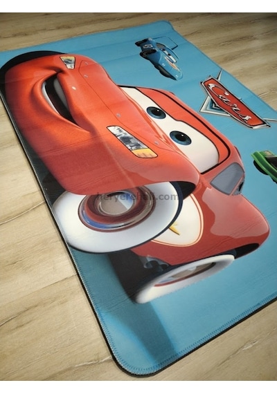 Yamalıhome Lisanslı Çocuk Halısı Cars2 C2 120X180 Cm Arabalı Halı