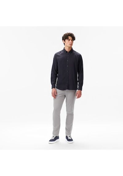 Nautica Erkek Gri Slim Fit Pantolon Düz P57205t Gri