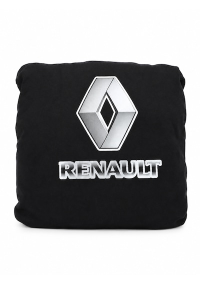 Penye Servis Kılıfı Renault Logolu Siyah Kumaş Kılıf 1 Takım