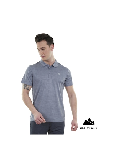 Alpinist Horizons Ultra Dry Erkek Polo T-shirt 600613 K-g Koyu Gri