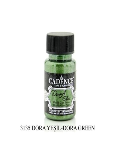 Dora Glass Metalik Cam Boyası 50 Ml. 3135 Yeşil Diğer