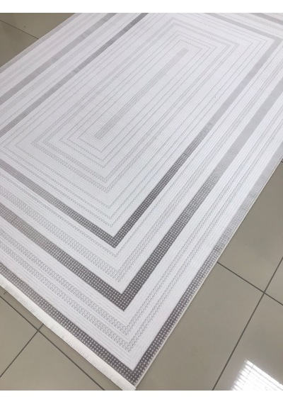 Merinos Halı Vista 76591 095 Serisi Triko Akrilik Salon Oturma Yatak Odası Halısı Gri