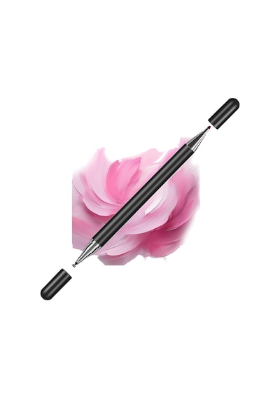 Samsung Galaxy Tab A7 T500 İle Uyumlu Çift Uçlu Hassas Dokunmatik Stylus Kalem Gecikmesiz Çoklu Uyum Siyah