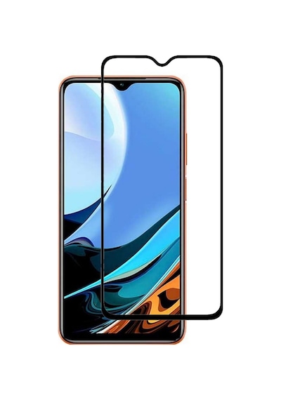 Forzacase Xiaomi Redmi 9t İle Uyumlu Çerçeveli Tam Kaplayan Temperli Ekran Koruyucu - Fc003
