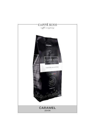 Caffe Rino Caramel Aromalı French Press Öğütülmüş Filtre Kahve 250 G