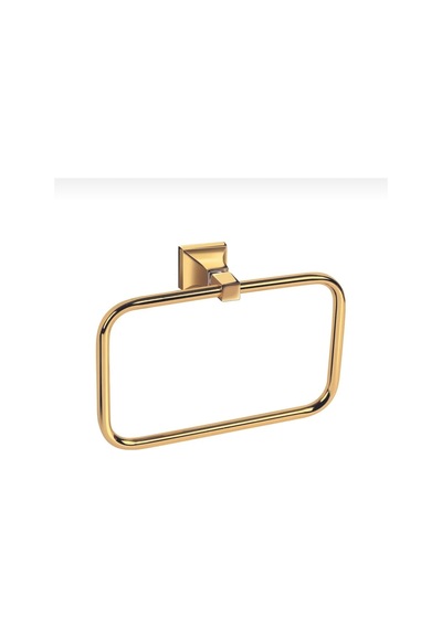 İsaoğlu Yapı Gold Banyo Havluluk Salda Design Pirinç Banyo Havluluk Modern Tasarım Gold