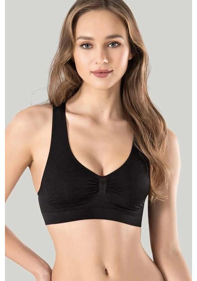 Ang Butik Miss Fit 1502 Yüzücü Büstiyer siyah