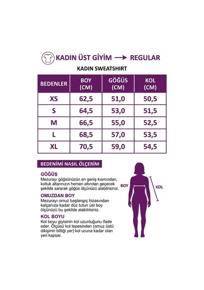Defys Kadın Baskılı Sweat Antrasit - 503961621 Antrasit