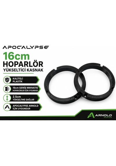 Apocalypse Hoparlör Yükseltici Kasnak 16cm - Apocalypse Arnold 16 Cm Hoparlör Kasnağı - 2 Adet