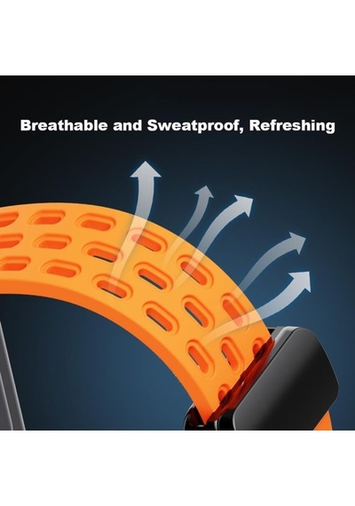 Xiaomi İle Uyumlu Mi Band 10/9/8 İçin Nefes Alabilen Silikon Air Loop Smart Band10 Kordon Manyetik Toka Mekanizmalı Deformasyona Dayanıklı Yumuşak Mi Band 10 Kordonu Çok Renkli