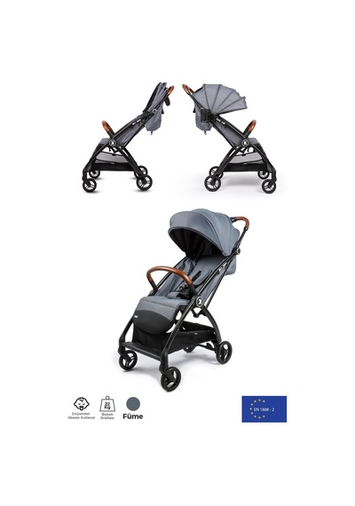 Xflop Autofold Kabin Boy Bebek Arabası Dark Grey