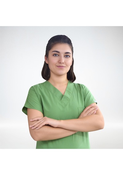 Fıstık Yeşili Terikoton Üst Forma