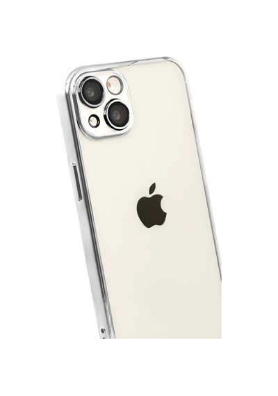 Newface Apple iPhone Uyumlu 15 Razer Lensli Silikon - Gümüş Belirtilmemiş