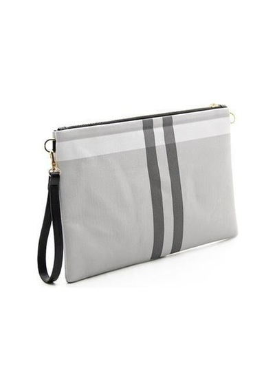 Silver Polo Sp1034 Kadın Portföy & Clutch Ekose A.gri-a.taba