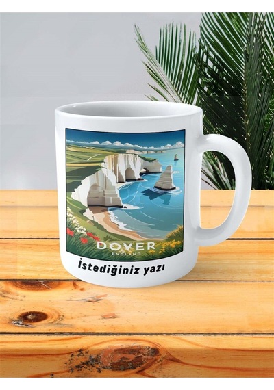Dover Baskılı Kupa Bardak Kişiye Özel Desen Çok Renkli