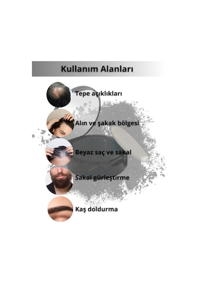 Topaxx Suya Dayanıklı Saç Dolgunlaştırıcı ve Seyrek Kapatıcı Saç Pudrası 14 G