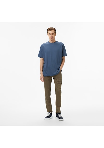 Nautica Erkek Kahverengi Slim Fit Pantolon Düz P57114t Kahverengi