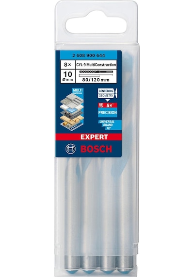 Bosch Expert 10x120 Mm 8 Li Cyl-9 Çok Amaçlı Matkap Ucu 2608900644