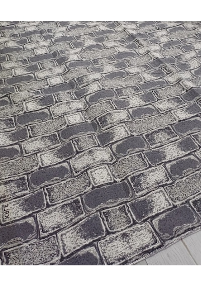 Savan Dokuma Halı Örtüsü 9m² 240 340 Gri
