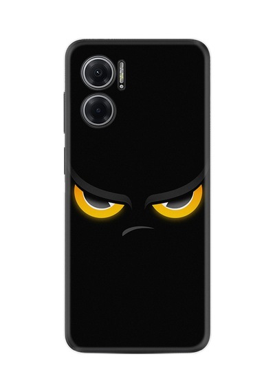 Xiaomi Redmi Note 11e Kılıf Silikon Desen Özel Seri Black Eyes 1644