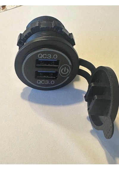 Karavan İçin 2 Port Usb Hızlı Şarj Montaj Tipi 2 Port Usb Hızlı Şarj Kp-479