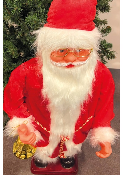 Waldern Yılbaşı 160 cm Hareketli Noel Baba Şarkı Söyler