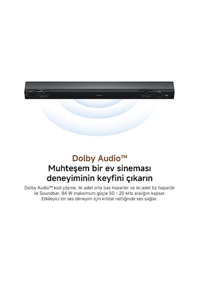 Xiaomi Soundbar Pro 2.0 Siyah 84W NS5-EU Bluetooth Soundbar