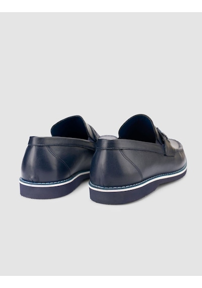 Cabani Miramar %100 Hakiki Deri Lacivert Erkek Loafer