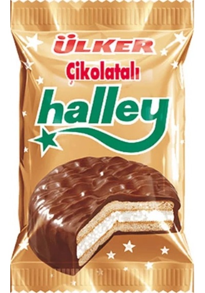 Ülker Halley Çikolata Kaplı Bisküvi 30 G