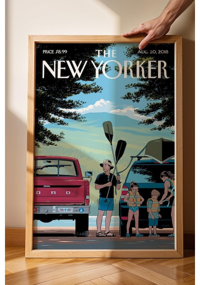 The New Yorker Çerçeveli Tablo August 20 2018