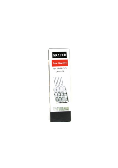 Lüx 3in1 Çelik Rende 260gr 5332 Açık Gri